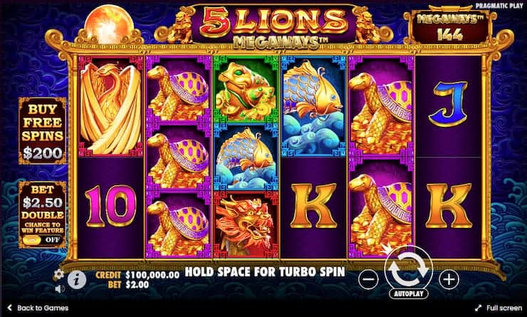 Kejar Simbol Cuan Dari 5 Lions Megaways OLE777 Anti Rugi