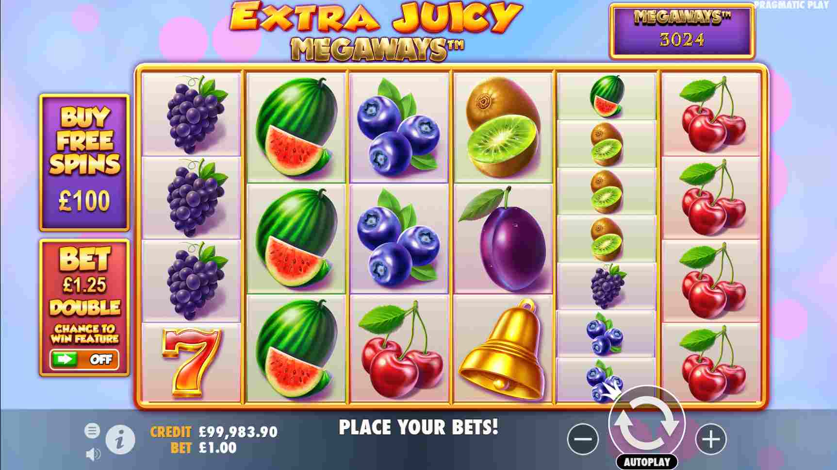 Buah Segar Bonus Melimpah di Extra Juicy Megaways OLE777