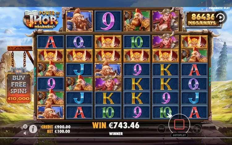 Petir dan Harta Asgard Menanti Dari Power of Thor Megaways